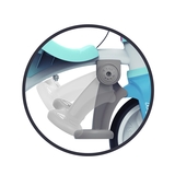 Трехколесный велосипед 3 в 1 Smoby Toys Би Муви Комфорт, голубой (740414) - Pampik - 11