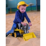Навантажувач Big Максі для катання малюка, жовто-сірий (55813) - Pampik - 7