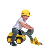 Навантажувач Big Максі для катання малюка, жовто-сірий (55813) - Pampik - 3