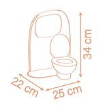 Ігровий набір Smoby Бебі Ньорс. Терракотова пудра. Ванна кімната (7600220500) - Pampik - 5