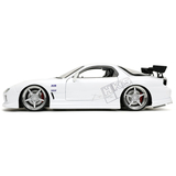 Машина металева Jada Форсаж Мазда RX-7 (1993),1:24, білий (253203065) - Pampik - 2