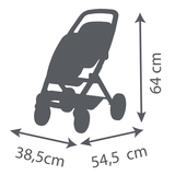Коляска для ляльок-двійнят Smoby Maxi-Cosi Рожева перлина (7600253221) - Pampik - 5