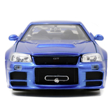 Машина металева Jаdа Форсаж Hiccaн Скайлайн (2002), 1:24, синій (253203045) - Pampik - 7