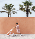 Прогулянка коляска для ляльки Smoby Baby Nurse Теракотова пудра, з поворотними колесами (7600251224) - Pampik - 7