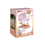 Коляска для ляльки Smoby Baby Nurse. Теракотова пудра, люлька з корзиною (7600254124) - Pampik - 4