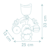 Іграшка для ванни Smoby Little Водяний млинок Бегемот (140405) - Pampik - 6