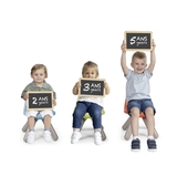 Стілець зі спинкою Smoby Life, 33х33х50 см, блакитний з сірим (7600880121) - Pampik - 4