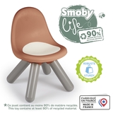 Стілець зі спинкою Smoby Life, 33х33х50 см, терракотовий з сірим (7600880122) - Pampik - 3