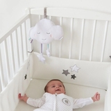 Мягкая музыкальная игрушка-подвеска Candide Cloudy Connected, белый (315110/26592) - Pampik - 3