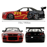 Машина металлическая Jada Годзила Hиccaн GTR, 1:24 (253253024) - Pampik - 15