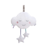 Мягкая музыкальная игрушка-подвеска Candide Cloudy Connected, белый (315110/26592) - Pampik