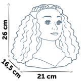 Набір стиліста Smoby Манекен, брюнетка (7600320318) - Pampik - 6