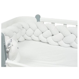 Бампер-косичка Twins, 4-х прядна, 240 см, білий (2020-K4-240-01) - Pampik