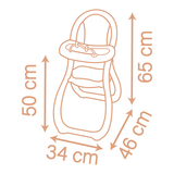Стульчик для кормления кукол Smoby Baby Nurse. Терракотовая пудра (7600220388) - Pampik - 4