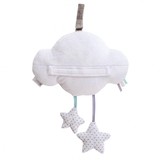 Мягкая музыкальная игрушка-подвеска Candide Cloudy Connected, белый (315110/26592) - Pampik - 2
