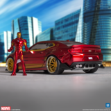 Машина металева Jada Марвел. Месники Шевроле Камаро (2016) з фігуркою Залізної людини, 1:24, червоний (253225003) - Pampik - 15