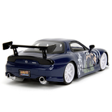 Машина металлическая Jada Наруто Мазда RX-7 тюнингованная с фигуркой Какаши, 1:24, темно-синий (253255085) - Pampik - 8