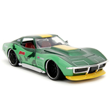 Машина металлическая Jada Уличный боец Шевроле с фигуркой Камми, 1:24, зеленый (253255061) - Pampik - 4