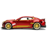 Машина металева Jada Марвел. Месники Шевроле Камаро (2016) з фігуркою Залізної людини, 1:24, червоний (253225003) - Pampik - 5