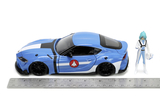 Машина металлическая Jada Роботех Тойота Супра с фигуркой Макса Стерлинг, 1:24, голубой (253255051) - Pampik - 9