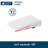 Подушка похила Candide 15°, 35х27х8 см, білий (263781/21084) - Pampik - 2