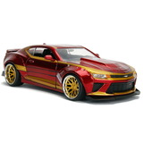 Машина металева Jada Марвел. Месники Шевроле Камаро (2016) з фігуркою Залізної людини, 1:24, червоний (253225003) - Pampik - 3