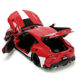 Машина металлическая Jada Роботех Тойота Супра с фигуркой Мирии Стерлинг, 1:24, красный (253255053) - Pampik - 6