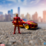 Машина металева Jada Марвел. Месники Шевроле Камаро (2016) з фігуркою Залізної людини, 1:24, червоний (253225003) - Pampik - 16