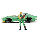 Машина металлическая Jada Уличный боец Шевроле с фигуркой Камми, 1:24, зеленый (253255061) - Pampik - 3