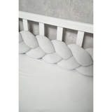 Бампер-косичка Twins Ego, 3-х прядна, 240 см, сірий (2020-K3-240E-10) - Pampik - 4