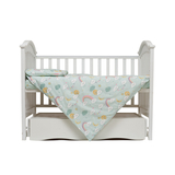 Комплект постільної білизни Twins Sky, 120х90 см, 4 предмети, ментоловий (3023-TS-14) - Pampik - 2