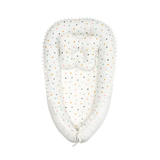 Кокон-позиционер Twins Маршмеллоу Мозаика, с ортопедической подушкой, светло-бежевый (9063-TM-20) - Pampik