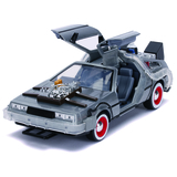 Машина металева Jada Назад у майбутнє 3 Машина часу (1989) зі світловим ефектом, 1:24, сірий (253255027) - Pampik - 5