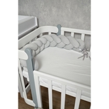 Бампер-косичка Twins Ego, 3-х прядна, 220 см, сірий (2020-K3-220E-10) - Pampik - 4