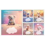 Набір зошитів 1 Вересня Sweety, А5, в клітинку, 12 аркушів, 25 шт. (768124) - Pampik