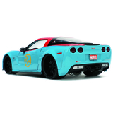 Машина металлическая Jada Марвел Шевроле Корвет с фигуркой Доктора Стренджа, 1:24, голубой (253225024) - Pampik - 4