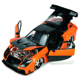 Машина металева Jada Форсаж 9 Мазда RX-7 з фігуркою Хана, 1:24, помаранчевий (253205002) - Pampik - 8