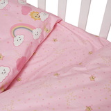 Комплект постільної білизни Twins Sky, 120х90 см, 4 предмети, рожевий (3023-TS-08) - Pampik - 3