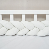 Бампер-косичка Twins, 3-х прядна, 240 см, світло-бежевий (2020-K3-240-202) - Pampik - 3