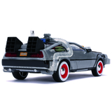 Машина металева Jada Назад у майбутнє 3 Машина часу (1989) зі світловим ефектом, 1:24, сірий (253255027) - Pampik - 4