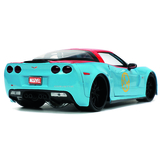 Машина металлическая Jada Марвел Шевроле Корвет с фигуркой Доктора Стренджа, 1:24, голубой (253225024) - Pampik - 5