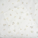 Комплект постільної білизни Twins Muslin Print Botanical, 4 предмети, білий (3031-TMP-202F) - Pampik - 3