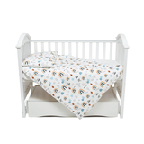 Комплект постільної білизни Twins Sky, 120х90 см, 4 предмети, різнокольоровий (3023-TS-20) - Pampik