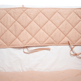 Бампер Twins Premium, стьобаний, 360х30 см, бежевий (2027-P200-02NEW - Pampik - 5