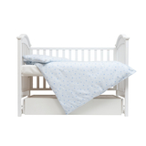 Комплект постільної білизни Twins Comfort Soft Starlet blue, фланель, 3 предмети, блакитний (3010-TS-404) - Pampik - 2