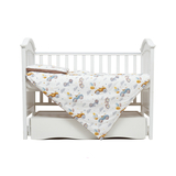 Комплект постельного белья Twins Auto Retro Cars, 4 предмета, коричневый (3025-TA-07) - Pampik - 2