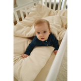 Комплект постільної білизни Twins Muslin, 3 предмети, світло-бежевий (3031-TM-202) - Pampik - 3