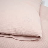 Комплект постільної білизни Twins Muslin, 3 предмети, капучіно (3031-TM-208) - Pampik - 3