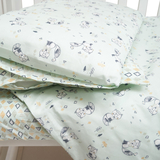 Комплект постільної білизни Twins Be Happy, 4 предмети, м'ятний (3078-TBH-14) - Pampik - 3