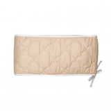 Бампер Twins Premium Горошки, стеганый, 360х30 см, бежевый (2011-BTC360-02Г) - Pampik